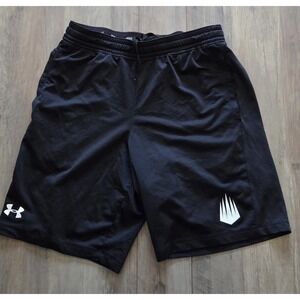 Under Armour Black Athletic Heatgear Fitted Shorts Men L- IMG Academy